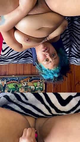 Playing with My Vibrator and Begging Stepdaddy to Cum