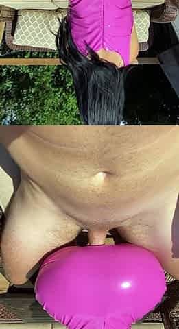 Cute Faced Brunette Beauty Fucked In Ass Outdoors