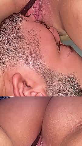 Licking twat