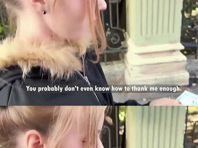 Shy Stranger Cheated on Her Boyfriend for Cash and a Large Penis