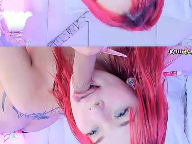 Throat Training with Huge Dildo