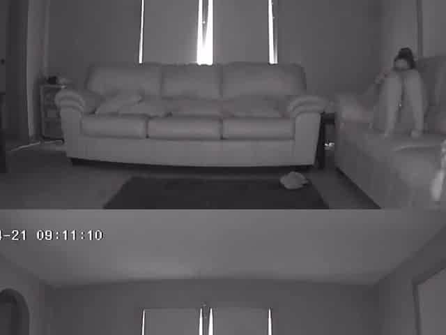 Wicked Babysitter Got Caught Masturbating on Nanny Web camera