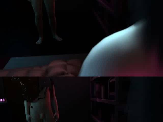Nexus 3 Cyberpunk sex with busty brunette Extreme deepthroat