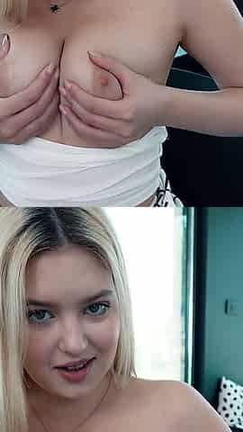Bonus: Blonde Beauty Nikoletta Queen with Amazing Bubble Butt