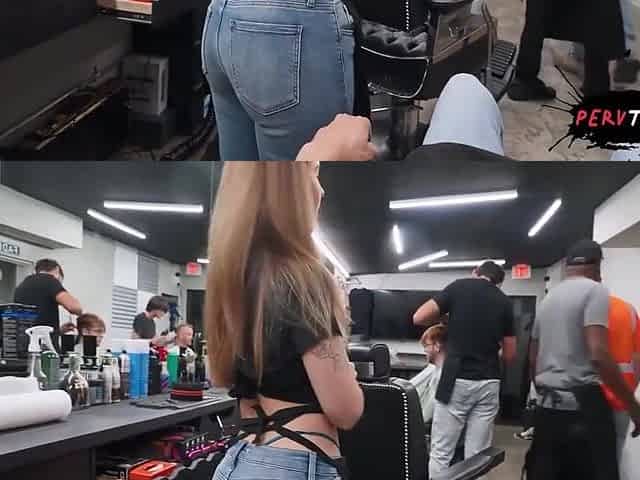 The Slutty Young Cleaners Ass In The Barbershop - Pervteen 11 Min - Parker Ambrose And Lucky Anne