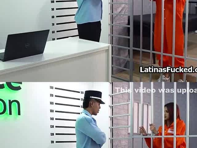 Prison Guard Dives Deep In Hispanic Inmates Twat
