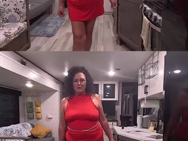 Ali Allure Models a Costume for Stepson TEASER - See Full on RED