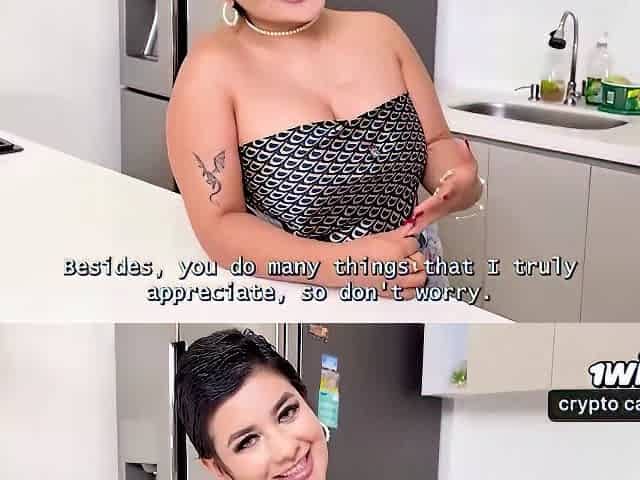 Hot stepsister asks for doggie ride, missionary and cowgirl postures with cum-shot - BBW whore!