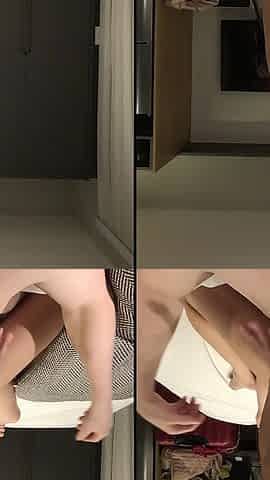 Tight Latina GF Next Door Edged Then Fucked Hard - Natural Tits Cumshot
