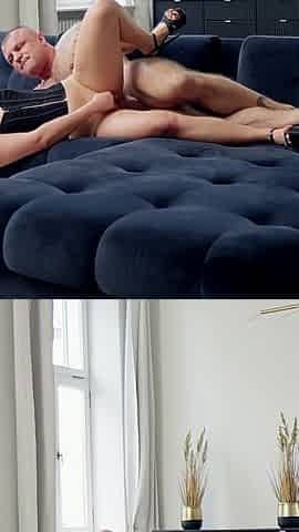 Elegant Blonde & Massive Muscle Stud - Relentless Luxury Apartment Sex & Huge Creampie
