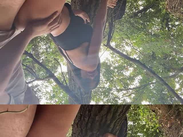 Benny Banana Fucks Hard a Slut Found in the Woods
