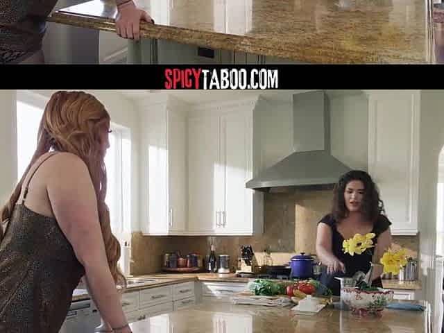 Cuckold Wife Sees Spouse Anals Her Bestie In The Kitchen