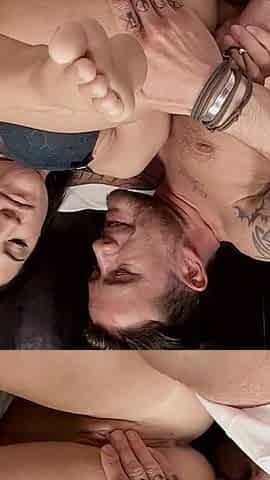 The masturbating Athina Love is caught by her stepbrother and then fucked