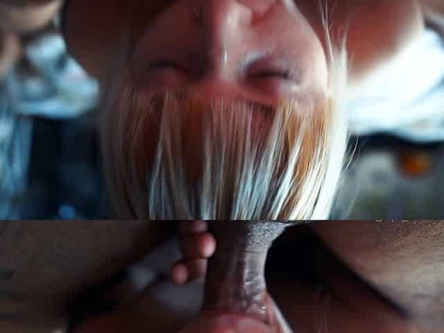 Amateur blonde vanessa cage gives pov blowjob
