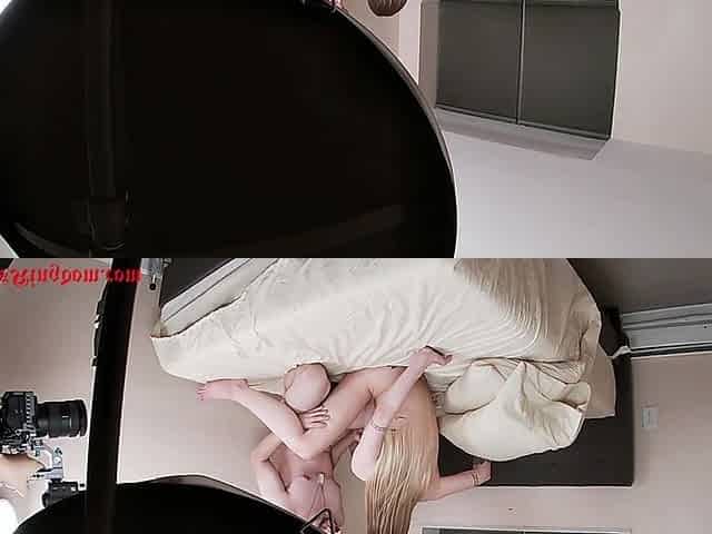 Tall Blonde Gets Banged Out During Casting Bts