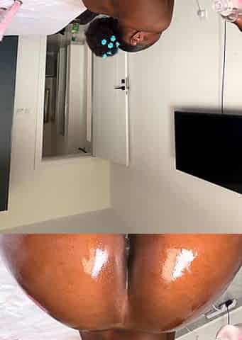 Black and ebony babes get a stiff dick