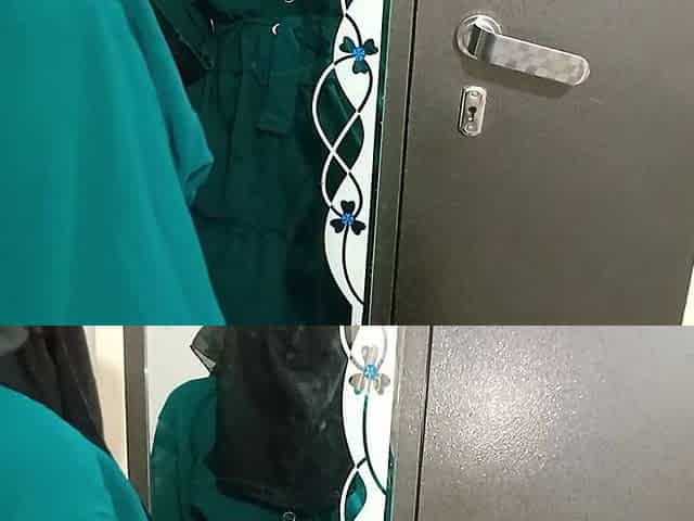 Muslim Girl with Beautiful Eyes, Was Fucked in Front of Mirror