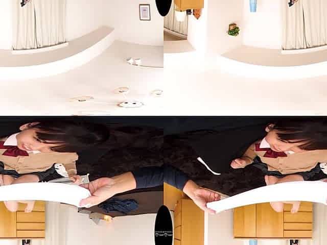 Delightful asian beauty memorable VR clip