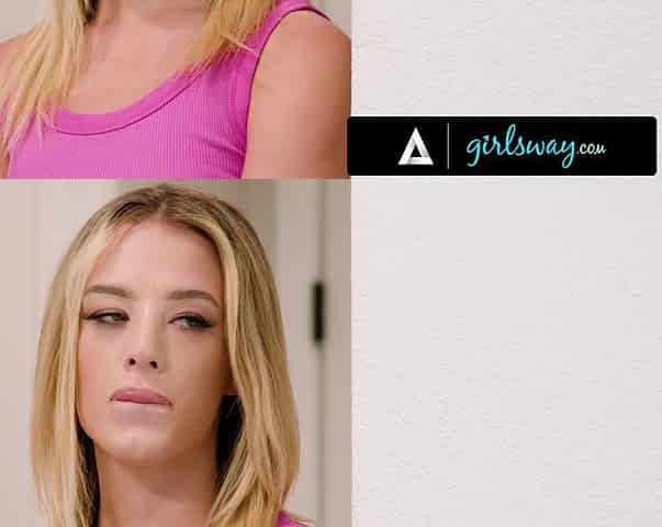 GIRLSWAY - Petite Blonde Ashlyn Angel Caught Horny Stepmom Dee Williams Doing Sex Cam