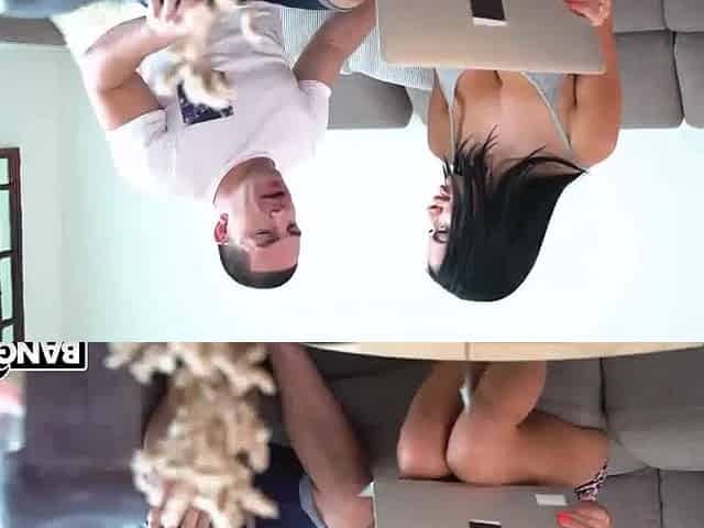Mom Bangs her stepson in the shower