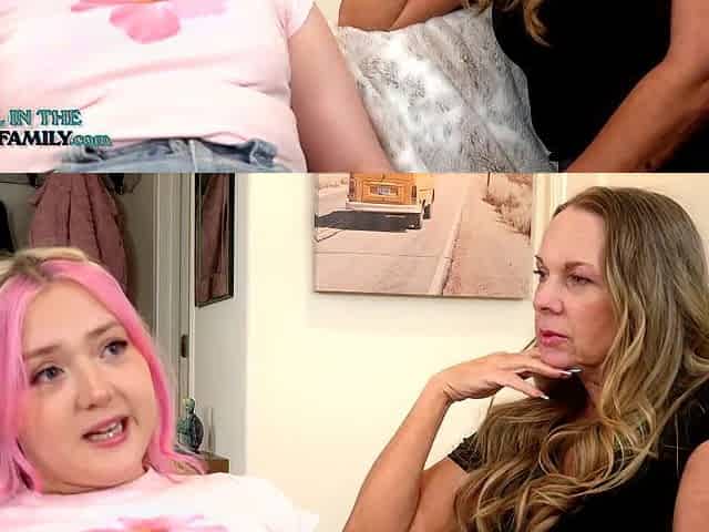 Pervy Stepbro Catches Stepsister Eva Nyx Masturbating!