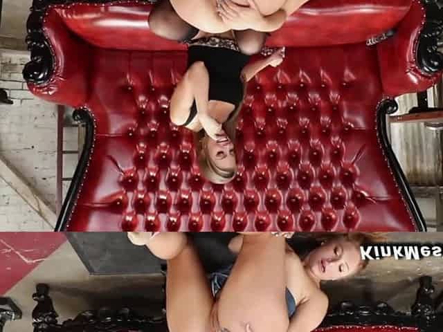 Lesbian anal domination and strapon