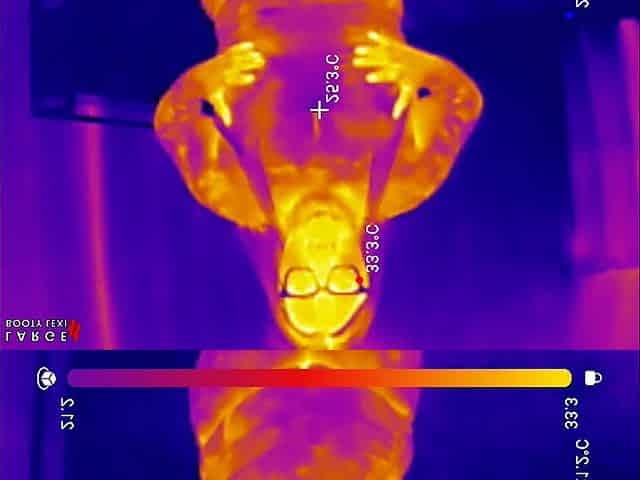Sports Bra Try-on, Boob Bounce Tests, Naked Twerk Tease Thermal POV