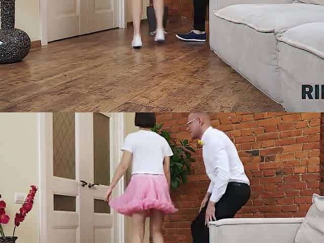 RIM4K. Breathtaking student babe takes part into pair's ass drilling experiment