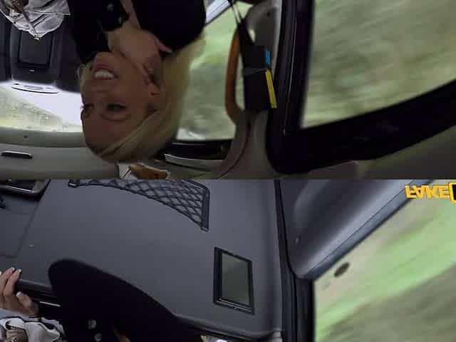 Amber Jayne's Sizzling Threesome in Wild Cab