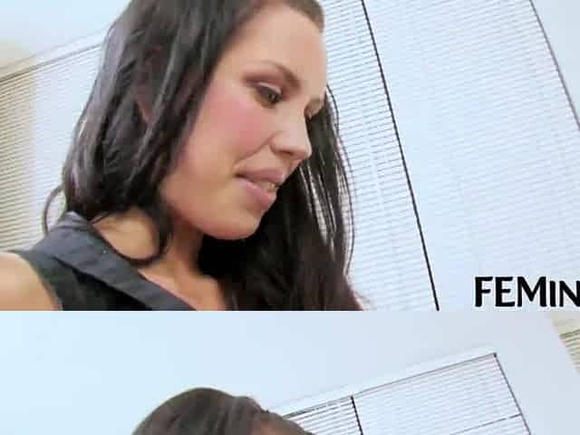 FEMINGE 4K - Lesbo Step Daughter Is Pleased About Her Fresh Pants