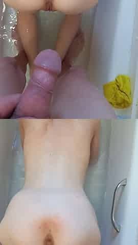 Pissing In A Smutty Whores Little Constricted Butthole