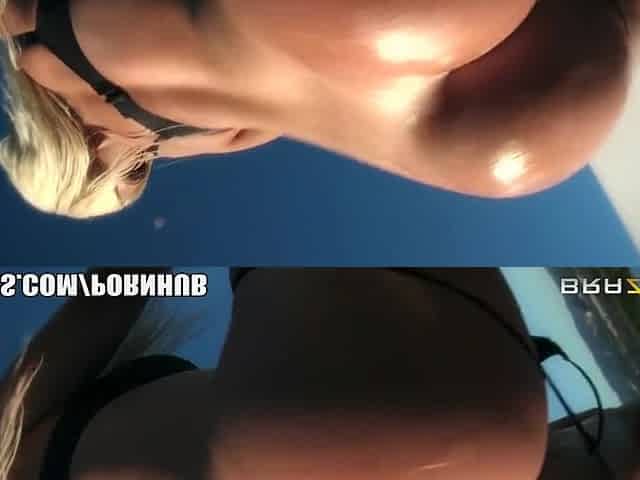 Alexis Ford oils up her consummate round booty for some coarse anal