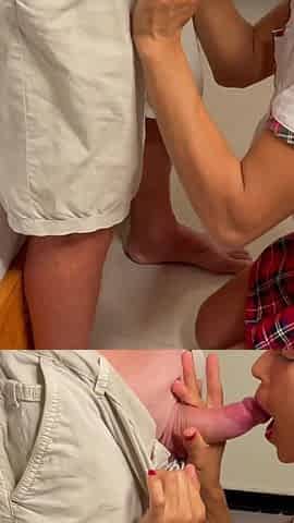 Returning from a college reunion and getting spanked