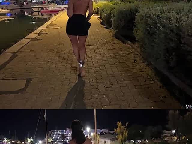 Provoked so much that this guy could no longer resist and screw her in the public parking lot