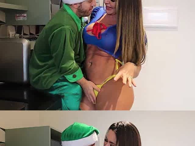 Snow White discovered her lost elf and gave him a massive surprise.