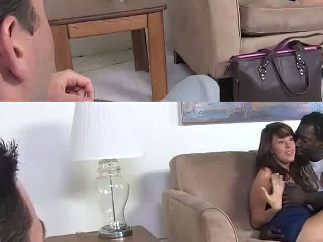 Brunette Slut Gives Blowjob To Big Cock Outdoors
