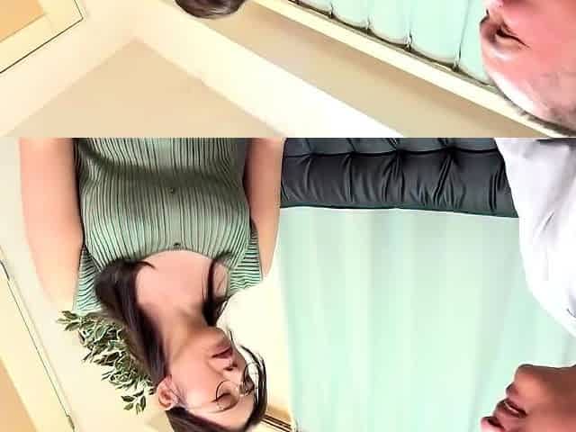 Young asian masseuse wanking an old guy
