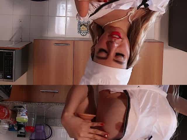 Sexy Maid in the Kitchen