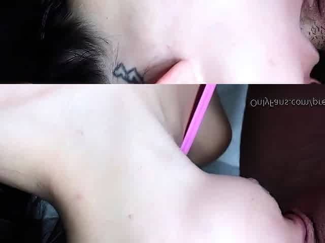 Homemade amateur webcam blowjob