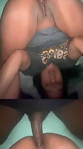 Latin babe creams on Large Dong and gets CREAMPIE