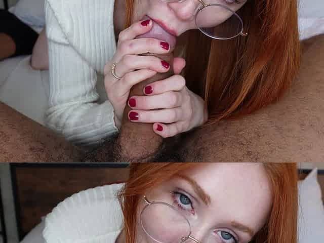 Crazy Sexy Redhead Ex Scarlet Skies Sneaks in & Seduces You