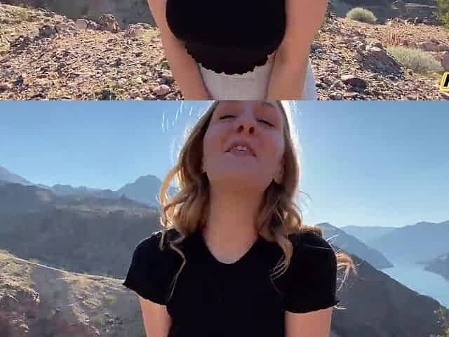 Heart Ass Plug Surprise! Outdoor Anal Sex