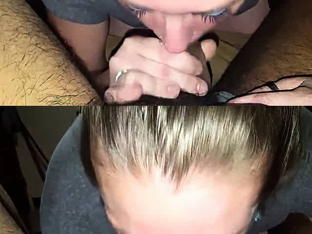 Soccer mom suck and swallow