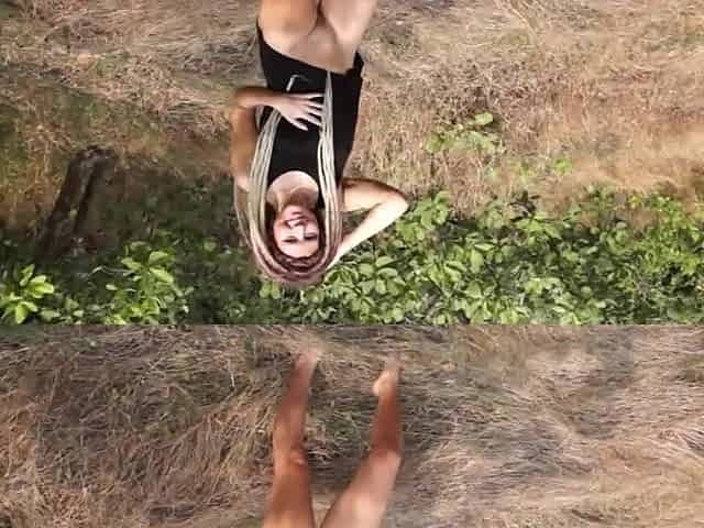 Meeting with Jenny Young. Blowjob in the Jungle.