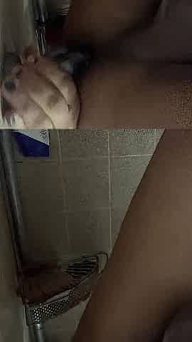 Femboy Rides and Knotts Toy in the Shower