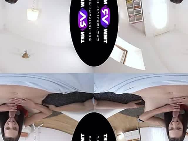 Hot Brunette Straddles A Boner - Leanne Lace And Virtual Reality
