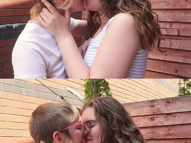 Lesbian Kissing & Jeans Wetting W Rosa & Carrie