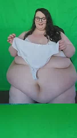 SSBBW Goddess White Panty Try on
