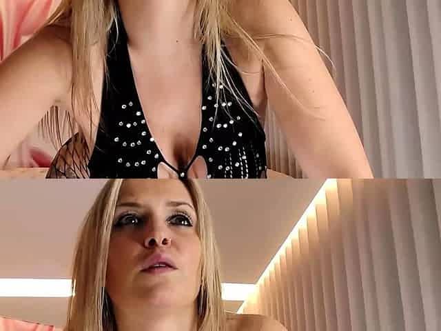 amateur girlfriend masturbating on webcam with her fingers