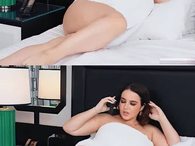 Charming breasty woman receives massage with pleased ending